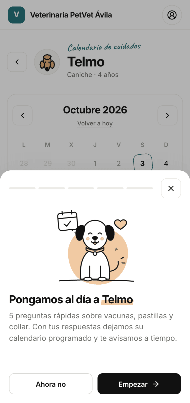 Bienvenida guiada